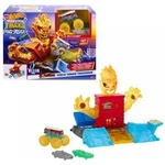 Mattel Hot Wheels: Комплект писта за чудовищни камиони Power Smasher Fire Monster