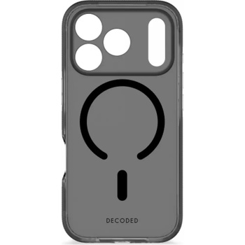 Decoded Прозрачен калъф Decoded DropTec с заден капак MagSafe за iPhone 17 Pro - черен (D26IPO17PBCT2FK)