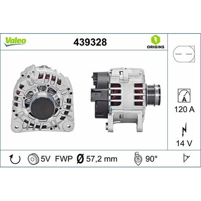 Alternátor VALEO ORIGINS NEW OE TECHNOLOGY 439328