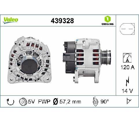 Alternátor VALEO 439328