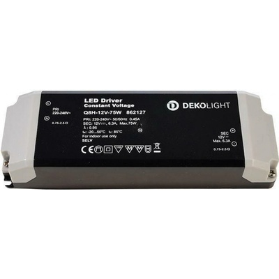 Dekolight Deko-Light napájení BASIC, Q8H-12-75W konstantní napětí 0-630 mA IP20 12V DC 75,00 W 862127