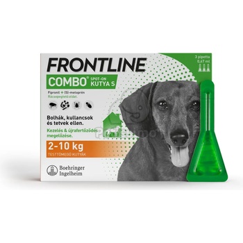 Frontline Combo спот он за кучета 3 пипети, размер S