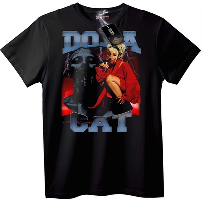 NOONEBRAND Тениска Котешка Позиция - 2XL, Black