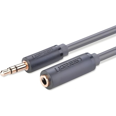 UGREEN Удължаващ аудио кабел Ugreen - AUX Jack 3, 5mm - 1m - Сив KP26286 (26286)