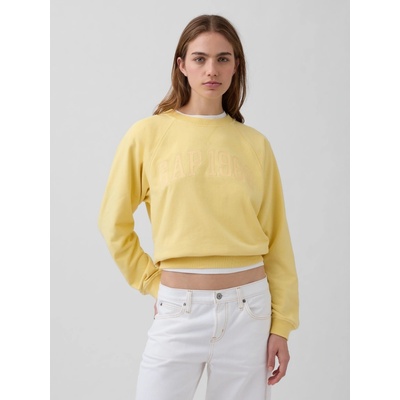 GAP Oversize mikina s logom žltá