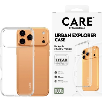 Panzer Калъф CARE - Urban Explorer, iPhone 17 Pro Max, Clear Frame (5715685027024)