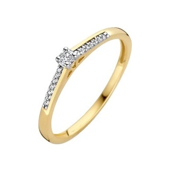 Blush Златен дамски пръстен с диаманти Blush 1639YDI (1639YDI)