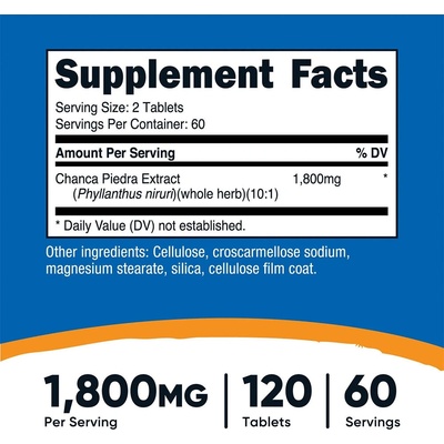 Nutricost Chanca Piedra 120 tablet