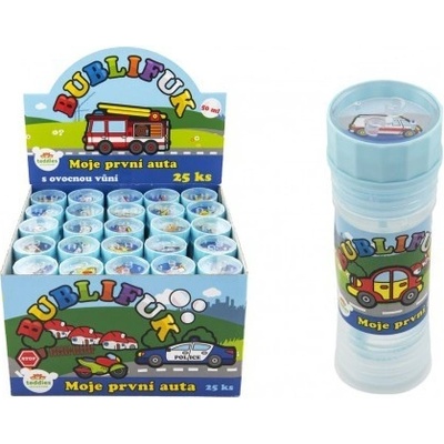 Teddies Bublifuk Moje první auta 50ml 25ks v boxu