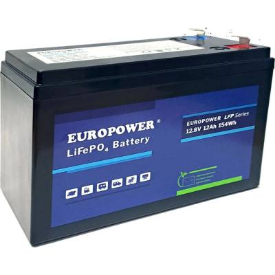 EUROPOWER LiFePO4 LFP 12,8V 12Ah