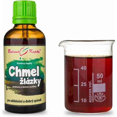 Bylinné kapky Pavlovy bylinné kapky Chmel žlázky tinktura 50 ml