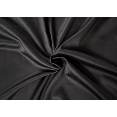 Kvalitex satén prostěradlo Luxury Collection černé 140x200x22