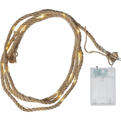 Star trading LED svetelná reťaz z juty D.2m