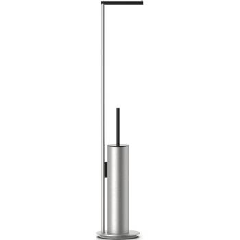 DECOR WALTHER Поставка за тоалетна хартия и четка за тоалетна Mikado матово стоманеночерно (0522378)