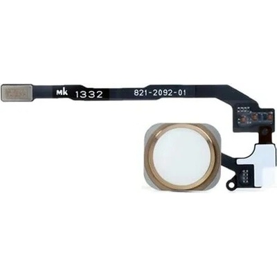 Apple iPhone 5S, SE - Tlačítko Domů + Flex Kabel (Gold), Gold