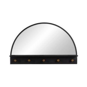 BigBuy Стенно огледало Черен 69 x 11, 5 x 43 cm