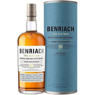 BenRiach 16 Y.O. the Sixteen & Three cask matured 43% 0,7 l (tuba)