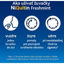 NiQuitin Freshmint 4 mg liečivé žuvačky gum.med. 100 x 4 mg