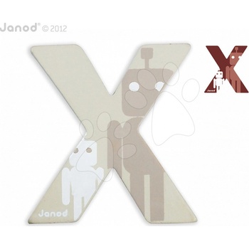 Janod drevené písmeno X ABCDeco
