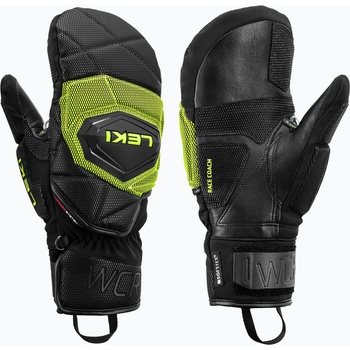 LEKI Мъжки скиорски ръкавици LEKI WCR Coach 3D Mitt black/ice lemon