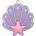 Santoro Портмоне Santoro Gorjuss Making Waves - The World Is Your Oyster, Shell, лилаво (1313GJ01)