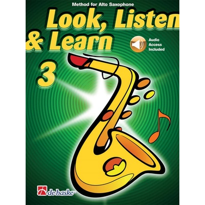 Look Listen & Learn 3 Method for Alt Saxophon + CD