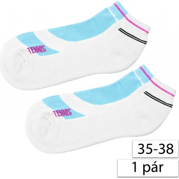 Happy Feet 4320 dámské sportovní ponožky bílé