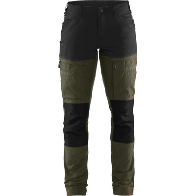 Blåkläder AB 7166 Ladies Service Trousers with Stretch Noc v lese/čierna