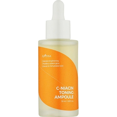 ISNTREE C-Niacin Toning Ampoule Skin Serum тонизиращ ампулен серум за лице с витамин с унисекс 50 мл