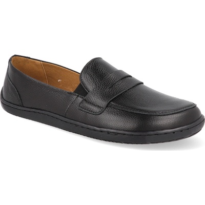 Barefoot dámské mokasíny OK bare Lubi černé