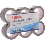 SIGMA Опаковъчна лента SIGMA 50 x 66 м кафява 6 бр