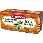 PLASMON Зеленчуково пюре Plasmon - Моркови с картофи и тиквички, 2 х 80 g (1672) - ozone