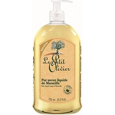 Le Petit Olivier Marseillské prírodné tekuté mydlo s olivovým olejom Natural 750 ml