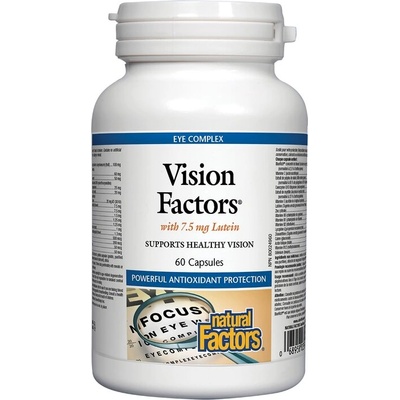 Natural Factors Vision Factors Формула за силно зрение, 60 капсули Natural Factors (3534 NF)