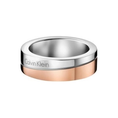 Calvin Klein Bicolor prsteň Hook Thin KJ06PR20010