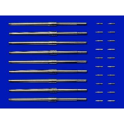Tamiya Metal 46cm Gun Barrels & Projectiles 1:350