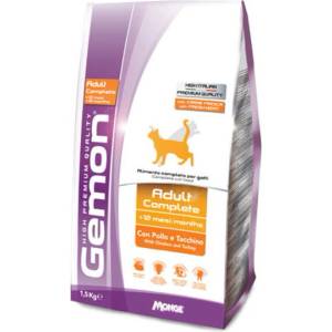 Gemon Adult Cat Chicken& Turkey - 7кг
