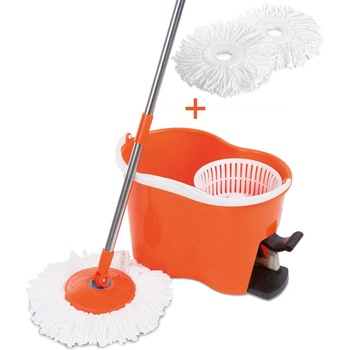 MAXXX Rotačný mop Profi + 2 ks hlavíc + 2 ks náhradných