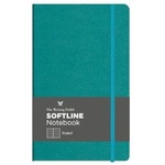 The Writing Fields Бележник с ластик Softline 13х21см Petrol