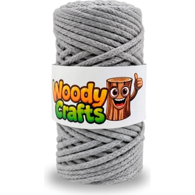 Woody Crafts Woody 5 mm – Šedá (50m)