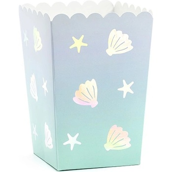 Party Deco Кутии за Пуканки - Бебе Нарвал