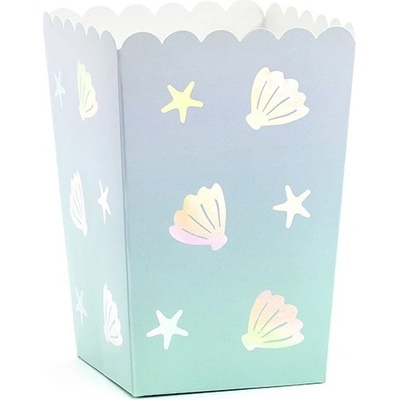 Party Deco Кутии за Пуканки - Бебе Нарвал