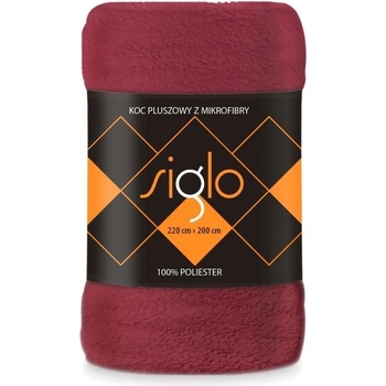 Faro deka mikroplyš super soft bordo Polyester 220x200