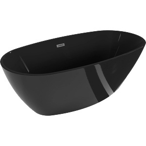 Mexen Eris 170x80 cm black/brushed gun grey (53441708070-66)
