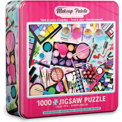 EUROGRAPHICS v plechové krabičce Paleta barev: Makeup 1000 dílků