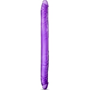 Blush Novelties B Yours 16 Inch Double Dildo Purple