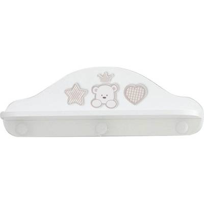 Italbaby Рафт със закачалки Italbaby - Baby Re, Dove Grey (070.4200-0226)