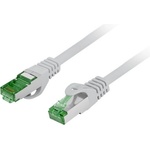 Lanberg Patch cord Lanberg CAT. 7 S/FTP LSZH CU, 1m, RJ-45, Grey - PCF7-10CU-0100-S (PCF7-10CU-0100-S)
