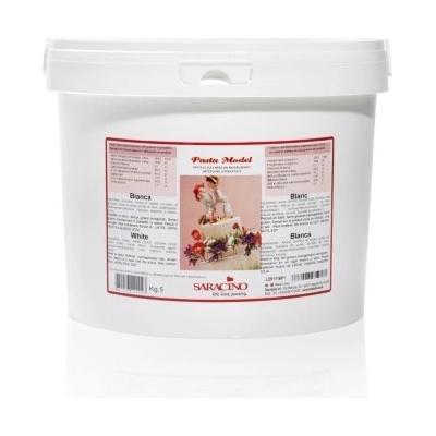 Saracino Modelovací hmota bílá 5 kg – Zboží Dáma