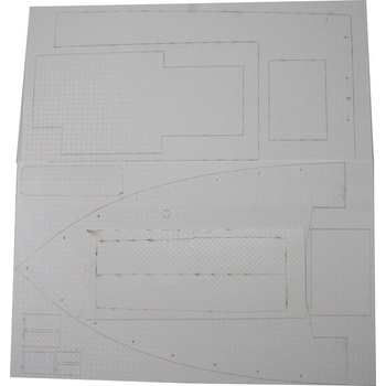 ROMARIN Hasičská loď FLB-1 sada plátů paluby KR-ro1093
